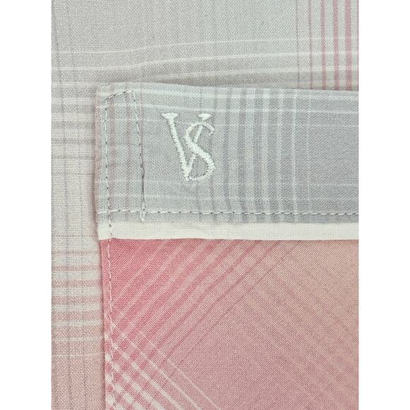 Victoria Secret long Sleeve Pink Plaid Sleepwear Shirt Womens Size M - Picture 6 of 7